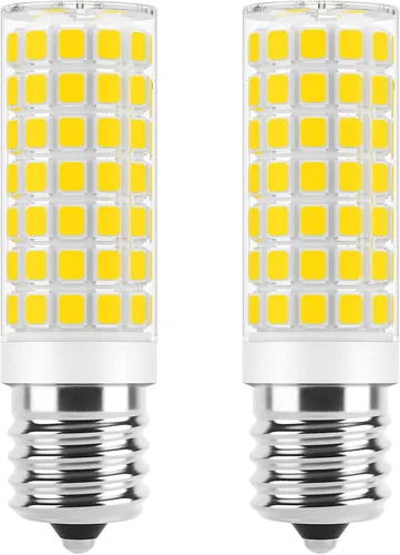 Vista 11 de Bombillas LED E17 regulables de 5 W para microondas sobre estufa, 125 V, 40 W, equivalente a incandescente, blanco cálido 3000 K, apto