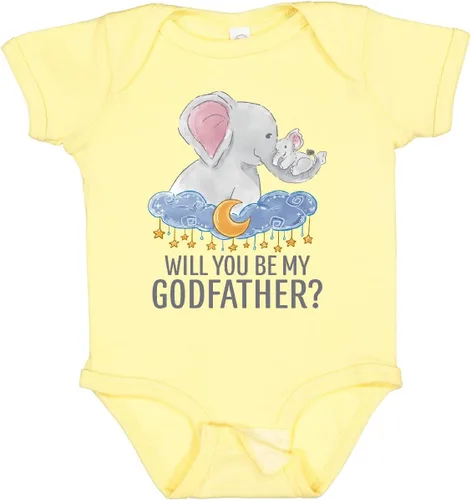Vista 14 de inktastic Body de bebé Will You Be My Godfather
