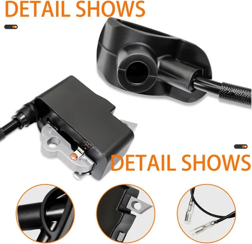 Vista 4 de Bobina de encendido compatible con Sthil BR700 BR600 BR500 mochila soplador de hojas modelo 4282 400 1305