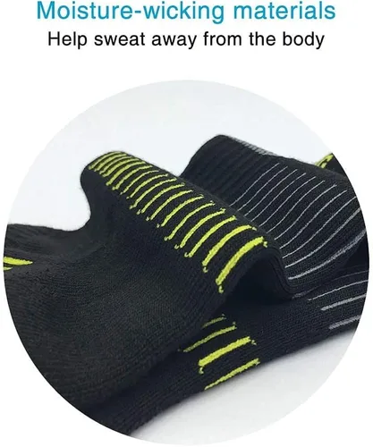 Vista 2 de BERING Women's Athletic Cushioned Ankle Running Socks (6 Pack)