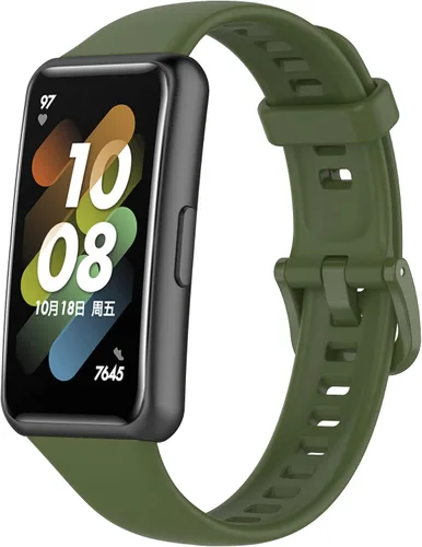 Vista 9 de Senter Correa de repuesto de goma suave de liberación rápida para reloj inteligente Huawei Band 7