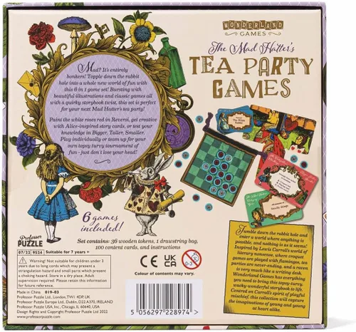 Vista 4 de Professor PUZZLE Juegos de fiesta de té del Sombrerero Loco