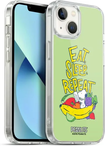 Vista 132 de Head Case Designs Funda de gel suave con licencia oficial de Peanuts Charlie y Snoopy Naturally Sweet compatible con Apple iPhone 7 Plus/iPhone 8
