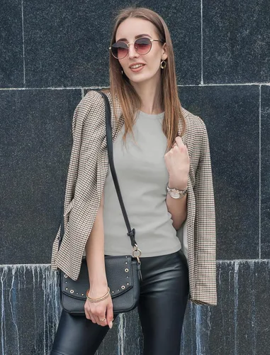 Vista 4 de MRIGNT Paquete de 2 camisetas térmicas de capa base para mujer, camiseta cómoda para mujer