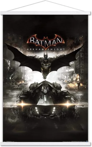 Vista 17 de Trends International DC Comics VIdeo Game - Arkham Knight - Póster de pared de arte clave, 14.725 x 22.375 pulgadas, versión premium sin marco