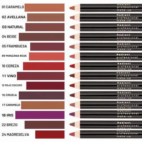 Vista 6 de Delineador de labios Radiant Professional impermeable de larga duración, 03 03 NATURAL