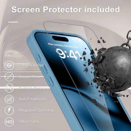 Vista 1381 de Funda para Google Pixel 10 Pro XL, cubierta magnética mate, color negro Fit for MagSafe, Screen Protector included, Shockproof Military Grade