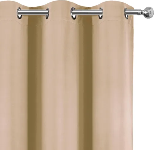 Vista 6 de LEMOMO Cortinas 100% opacas de 38 x 54 pulgadas, 2 paneles de oscurecimiento con aislamiento térmico para dormitorio