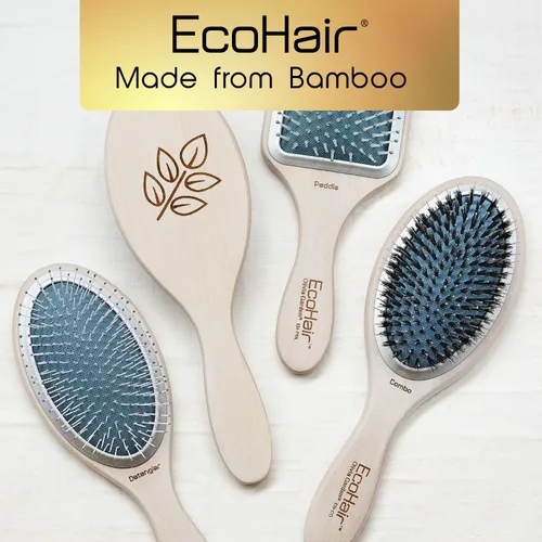 Vista 6 de Olivia Garden EcoHair - Cepillo de pelo de paleta de bambú