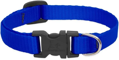 Vista 7 de LupinePet Basics - Collar ajustable rojo de 1/2 pulgadas, 10-16 pulgadas, para perros pequeños