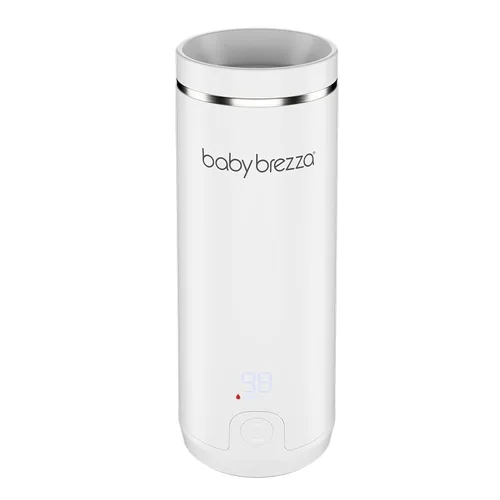 Vista 14 de Baby Brezza Calentador portátil – Calentamiento de biberones 3 veces más rápido - Calentador de leche materna y fórmula para viajes - Calentamiento