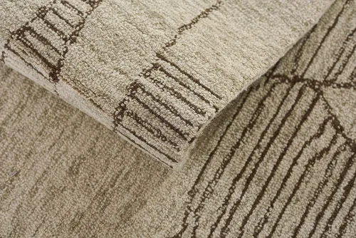 Vista 8 de Momeni Alfombra de lana Teppe Natural, 2'3" X 8' Runner
