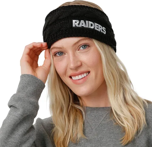Vista 66 de FOCO Diadema de moda para mujer con logotipo de equipo de la NFL Gradiente impreso.