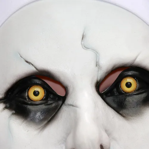Vista 7 de Máscara de látex de cabeza completa de monja de Halloween para fiesta de miedo, cosplay, mascarada
