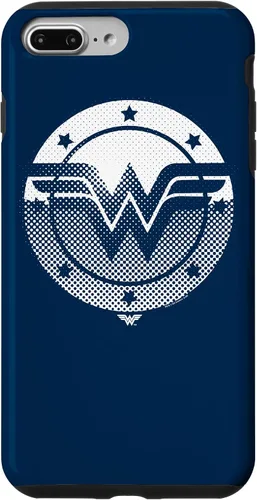 Vista 12 de Wonder Woman Funda con logotipo de escudo de medio tono para iPhone 17