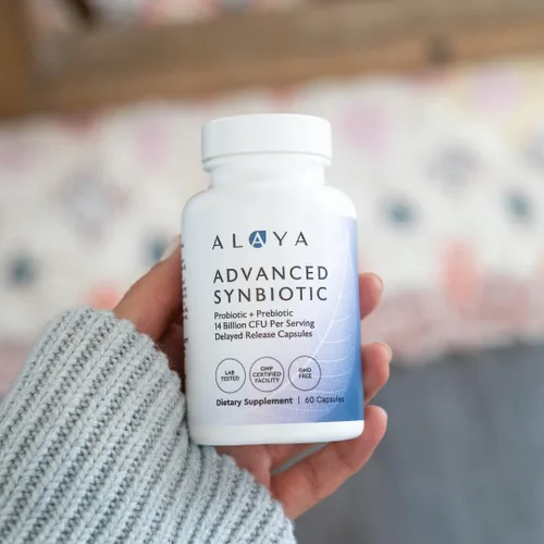 Vista 6 de Alaya Naturals Advanced Synbiotic - Probiótico + Prebiótico - Suplemento probiótico de liberación retardada de 14 mil millones de UFC
