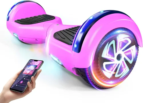 Vista 15 de LIEAGLE Scooter, Self Balancing Scooter with Bluetooth Speaker LED Lights Wheels,Dual 300w Motors, 7.5 mph Max Speed & 8.5 Miles Max Range, for