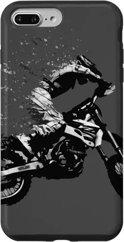 Vista 12 de Motocross Jumping Dirt Bike Rider Vintage Enduro Case for iPhone 17