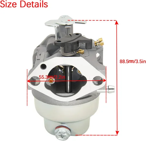 Vista 3 de Carburador para cortacésped Honda GCV160 GCV160A GCV160LA GCV160LAO HRB216 HRS216 HRZ216 HRT216 Reemplaza 16100-ZMO-804 16100-ZOL-023 - GVC160