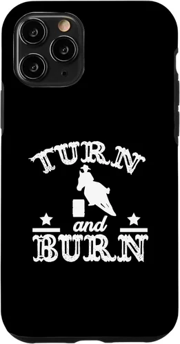 Vista 10 de iPhone 15 Barrel Racing Show - Barrel Racer Turn N Burn Case