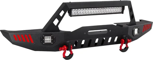 Vista 9 de Parachoques delanteros y traseros para Cherokee XJ compatibles con Cherokee XJ 1984-2001 (2/4 puertas) parachoques todoterreno con placa