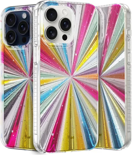 Vista 14 de LONLI Hue Funda para iPhone 14 – [Protector de golpes de 360° que absorbe los impactos] – [Funda de teléfono bonita y única para niñas y mujeres]