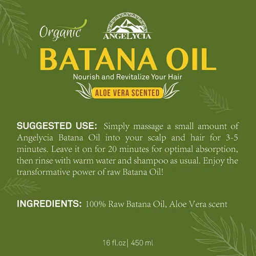 Vista 8 de ANGELYCIA Aceite de batana crudo para el crecimiento del cabello y estimulador del cuero cabelludo - Aceite para el cabello 100% puro de Honduras