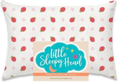 Vista 66 de Funda de almohada para jóvenes Little Sleepy Head - 100% funda de almohada de algodón y hipoalergénica - Funda de almohada envolvente de ajuste