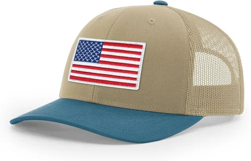 Vista 320 de Joe's USA Richardson 112 - Gorras de camionero con parche gráfico personalizado - Gorras estructuradas de cinco y seis paneles Richardson Premium
