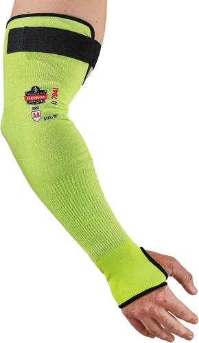 Vista 6 de Ergodyne ProFlex 7941 - Funda protectora resistente a los cortes, nivel de corte A4, par, lima, 18 pulgadas