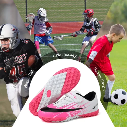 Vista 6 de Tacos de fútbol para niños y niñas, zapatos deportivos para interiores y exteriores, TF