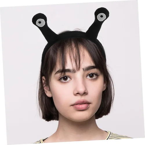 Vista 8 de FRCOLOR Aros de antena para el pelo para niños y niñas, diadema de antena de caracol para máscaras y fiestas de Halloween, accesorios para niños