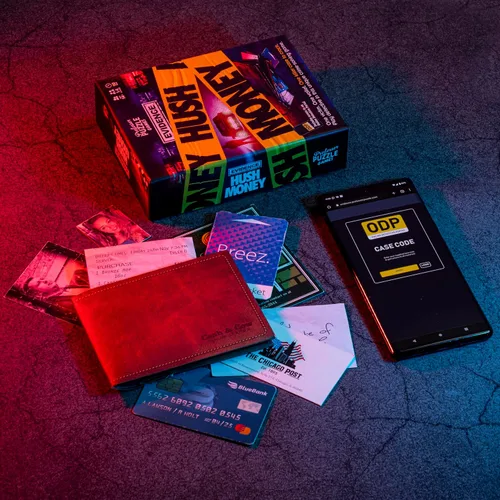 Vista 6 de Evidence Hush Money Crime-Solving Game Híbrido digital