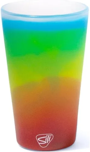 Vista 48 de Silipint Vaso de pinta de silicona de 16 oz – Vaso de silicona reutilizable irrompible sin BPA – Flexible apto para lavavajillas, microondas