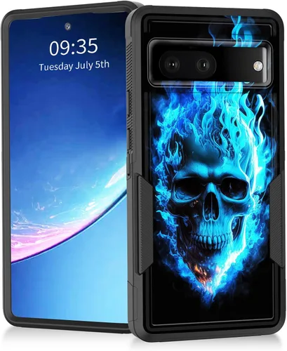 Vista 104 de Funda para Pixel 7a, resistente de doble capa híbrida de policarbonato duro de goma suave a prueba de golpes para Google Pixel 7A 6.1 pulgadas