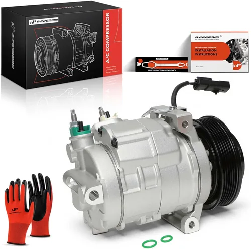 Vista 10 de A-Premium Compresor de aire acondicionado AC con embrague Compatible con Jeep Grand Cherokee 2011-2021 y Dodge Charger 2011-2013, Durango 2011-2015