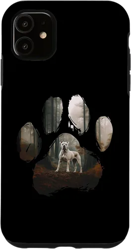 Vista 5 de iPhone 15 Dogo Argentino Mountain Paw Design Dog Mom Dad Case