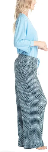 Vista 4 de Hanes Conjunto de pijama y camiseta de dormir con cuello en V de 34 para mujer