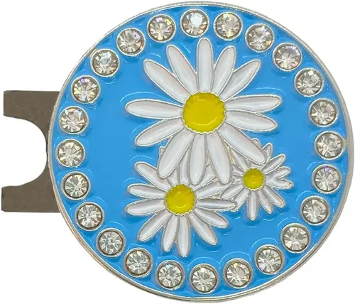 Vista 6 de Giggle Golf Spring Golf Ball Marker with Magnetic Hat Clip