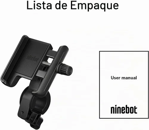 Vista 11 de Segway Ninebot - Soporte para teléfono, ajustable para scooter eléctrico eMoped para manillar de bicicleta, se adapta a cualquier teléfono celular