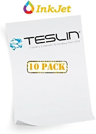 Vista 10 de Papel sintético para impresoras en el hogar., Full Sheet InkJet Teslin® (hoja completa) inkjet teslin