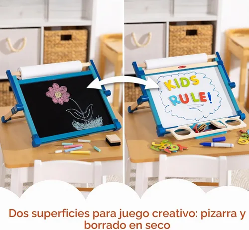 Vista 4 de Melissa & Doug Caballete magnético de doble cara de lujo