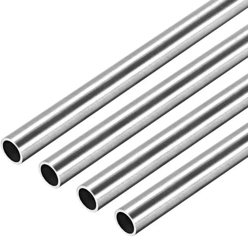Vista 20 de uxcell Tubo redondo de acero inoxidable 304 0.236 in OD 0.008 in espesor de pared 9.843 in de longitud Tubo recto sin costura 4 piezas