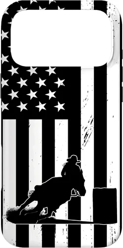 Vista 22 de Funda para iPhone 17 con diseño de vaquera con bandera de Estados Unidos