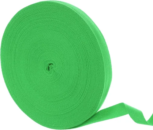 Vista 28 de uxcell Cinta de sarga de algodón de 50 yardas, cinta de espiga de 3/8 pulgadas para coser ropa, manualidades (azul)