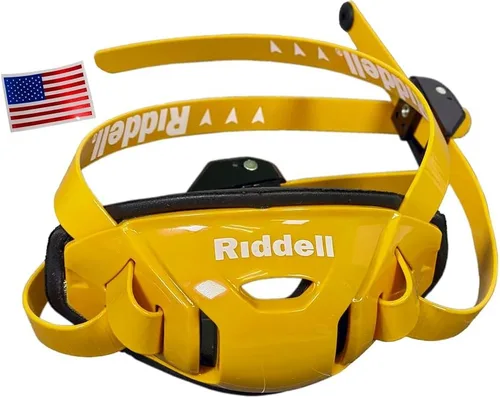 Vista 10 de Riddell SpeedFlex Hard Cup Cam-Loc Chinstrap + calcomanía para casco de la bandera de Estados Unidos