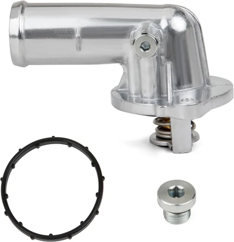 Vista 8 de MITZONE Upgrade Aluminum Thermostat Housing Assembly Compatible with 2011-2021 Jeep Dodge RAM Chrysler 3.6L 3.2L V6 Vehicles - 200 Town & Country