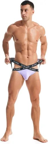 Vista 81 de SKYSPER Jock Strap Athletic Supporter para hombres Sexy Jockstrap Ropa interior masculina