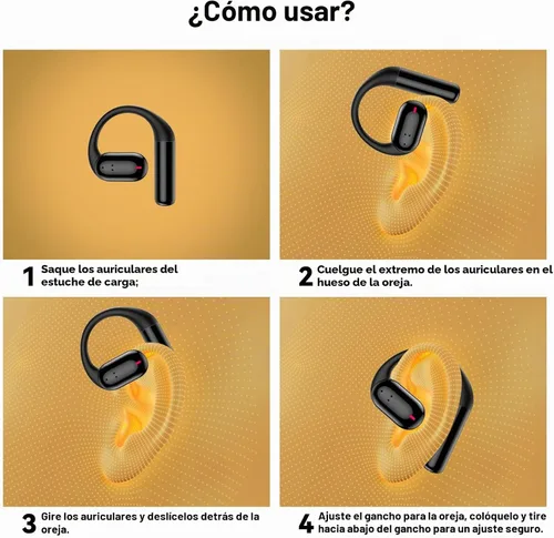 Vista 9 de Auriculares de Conducción Ósea Inalámbricos Bluetooth 5.4, Auriculares para Dormir de 0.8g con Micrófono HD/Control Táctil/Llamadas Claras
