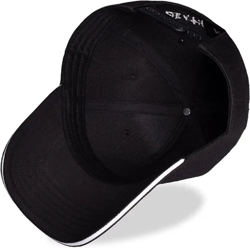 Vista 4 de Death Note Gorra De Béisbol Logotipo De Arte Gráfico Oficial Negro El Snapback